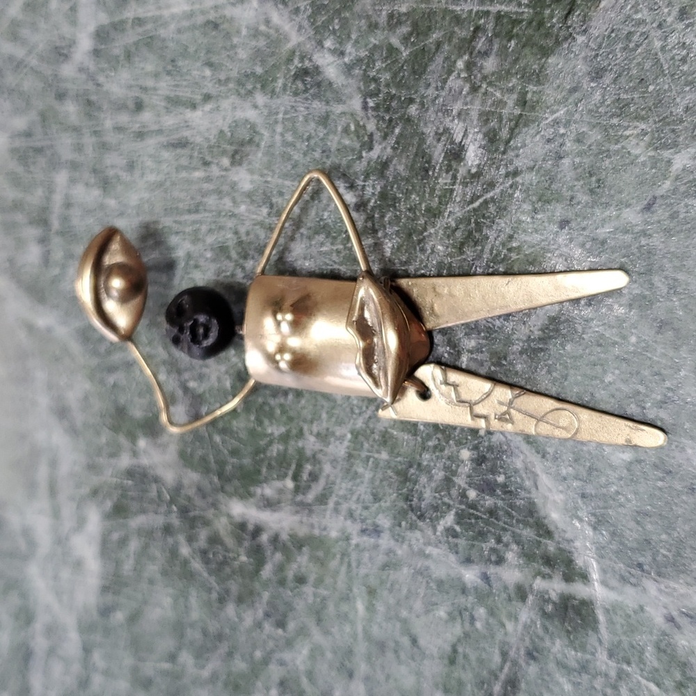VINTAGE Lela Florel 1991 Woman FOUR SISTERS Jewelry Wearable Art Vintage